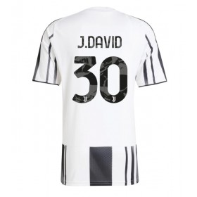 Pánské fotbalový oblečení Juventus Jonathan David #30 Domácí košile 2025-26 Krátkým Rukávem